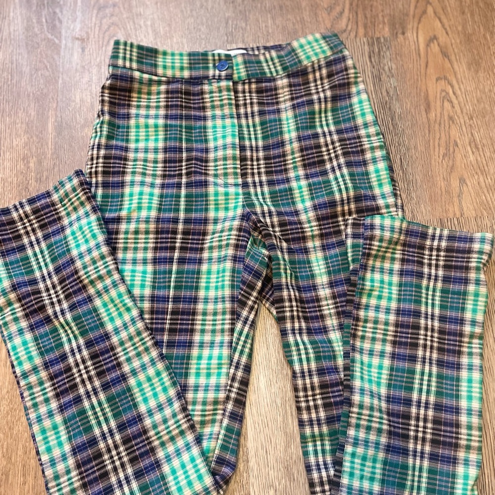 Plaid Multicolor Pants